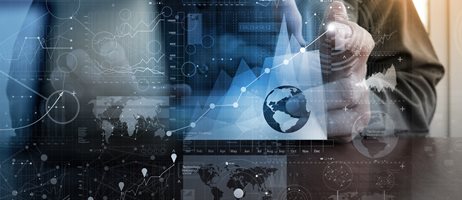 2025 04 02 Et Digitalt Billede, Der Viser Grafer, Diagrammer Og Statistikker COLOURBOX16035615