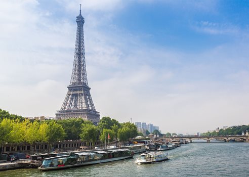Eiffeltårnet Og Seinen