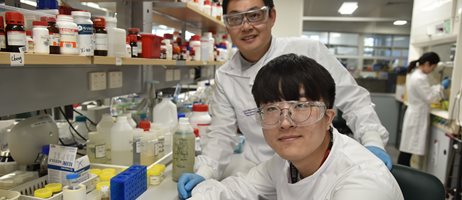 AIBN PFAS Xiao Tan And Standing Dr Cheng Zhang